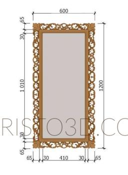 Mirrors and frames (RM_0859) 3D model for CNC machine